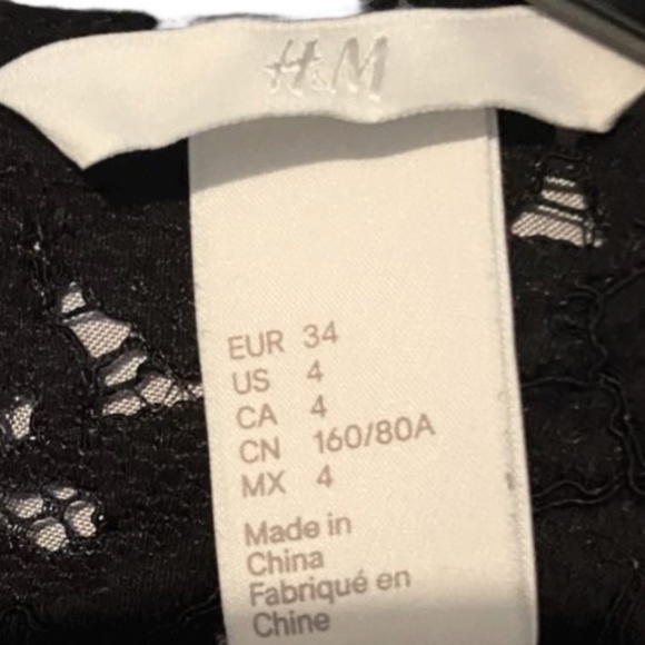 H&M black dress size 4 - Picture 2 of 8